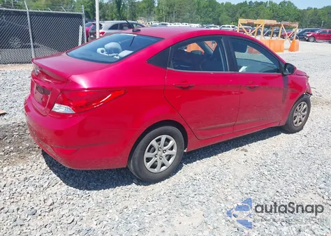2013 Hyundai Accent Gls из США, поврежденный, VIN KMHCT4AE2DU395931